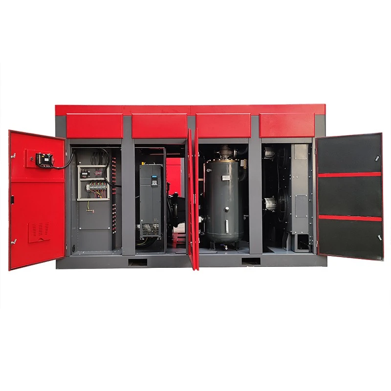 185KW VSD Screw Air Compressor high quality
